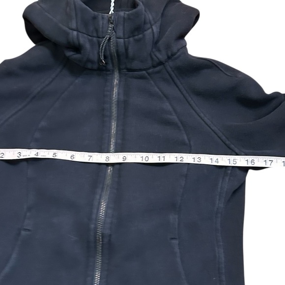 Lululemon Scuba Hoodie *Light Cotton Fleece Black- Size 6 - Picture 7 of 13